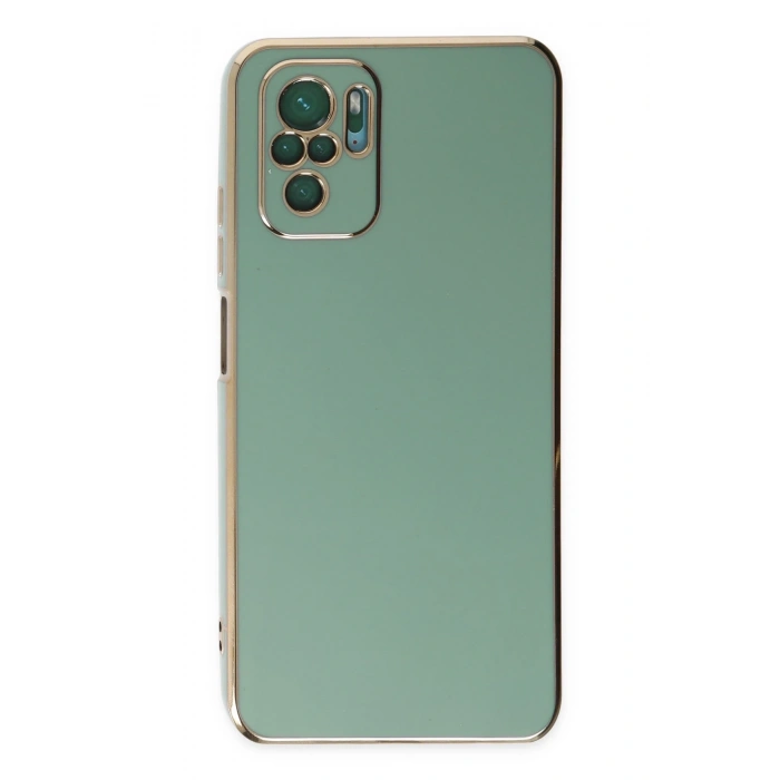 Mey İthalat®   Redmi Note 10 Kılıf Volet Silikon - Açık Yeşil