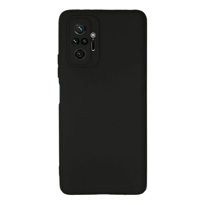 Mey İthalat®   Redmi Note 10 Pro Kılıf First Silikon - Siyah