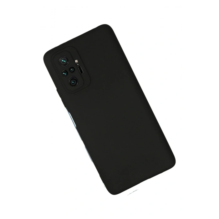 Mey İthalat®   Redmi Note 10 Pro Kılıf First Silikon - Siyah