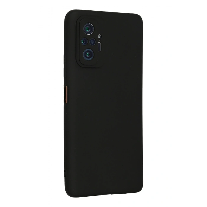Mey İthalat®   Redmi Note 10 Pro Kılıf First Silikon - Siyah
