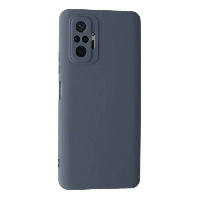 Mey İthalat®   Redmi Note 10 Pro Kılıf Nano içi Kadife Silikon - Gri
