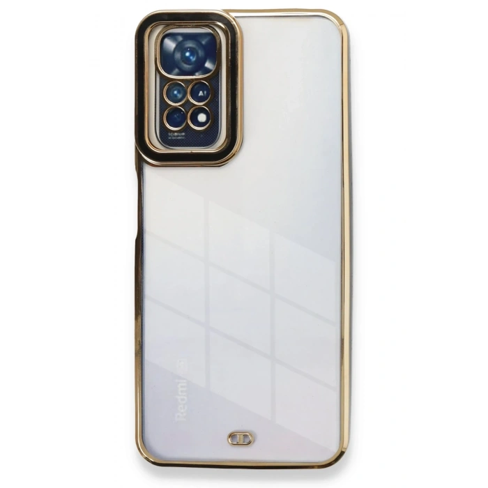 Mey İthalat®   Redmi Note 11 Kılıf Liva Lens Silikon - Siyah