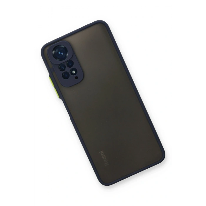 Mey İthalat®   Redmi Note 11 Kılıf Montreal Silikon Kapak - Lacivert