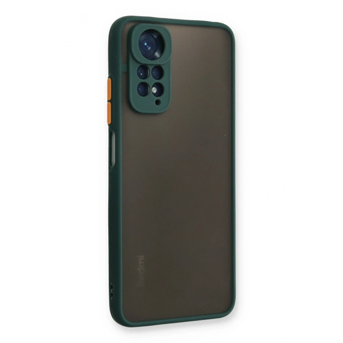 Mey İthalat®   Redmi Note 11 Kılıf Montreal Silikon Kapak - Yeşil