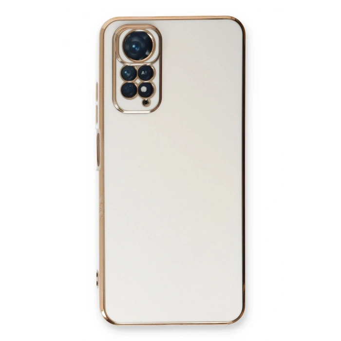 Mey İthalat®   Redmi Note 11 Kılıf Volet Silikon - Beyaz