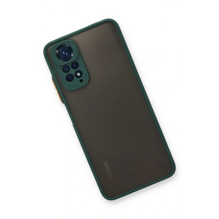 Mey İthalat®   Redmi Note 11 Pro Kılıf Montreal Silikon Kapak - Yeşil