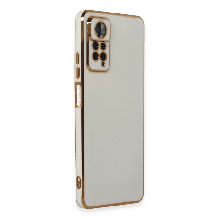 Mey İthalat®   Redmi Note 11 Pro Kılıf Volet Silikon - Beyaz