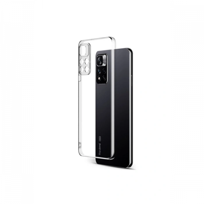 Mey İthalat®   Redmi Note 11 Pro Plus 5G Kılıf Lüx Şeffaf Silikon