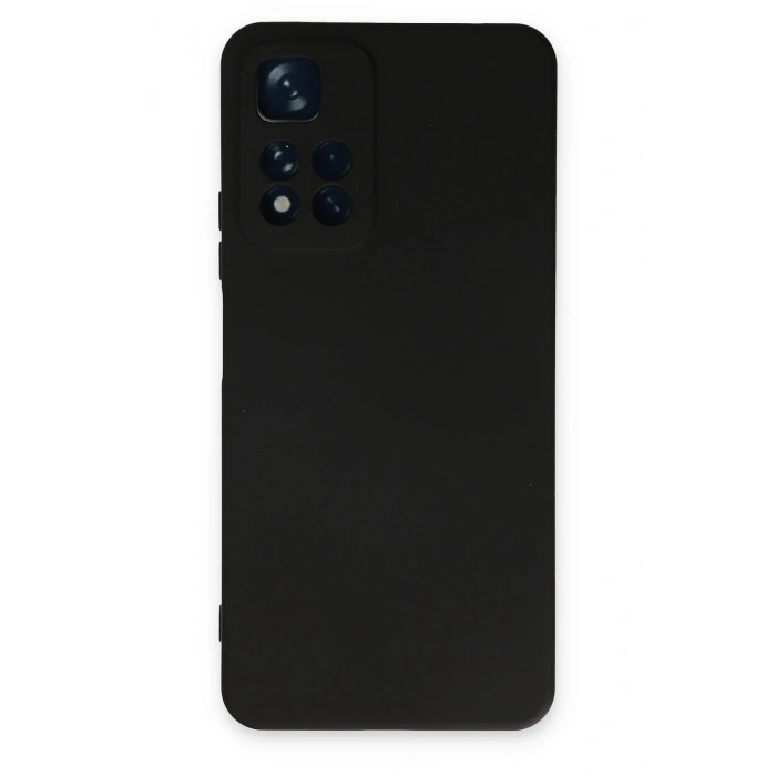 Mey İthalat®   Redmi Note 11 Pro Plus 5G Kılıf Nano içi Kadife Silikon - Siyah