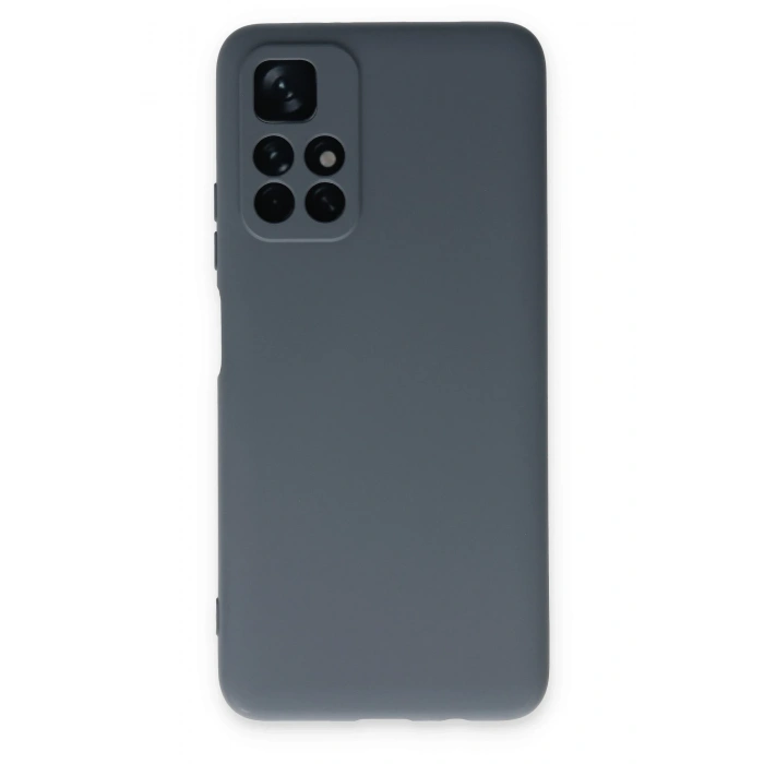 Mey İthalat®   Redmi Note 11T Kılıf Nano içi Kadife Silikon - Gri