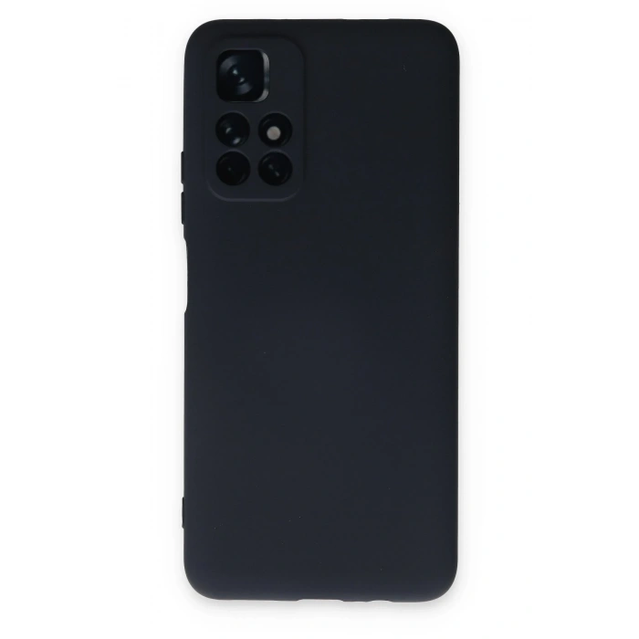 Mey İthalat®   Redmi Note 11T Kılıf Nano içi Kadife Silikon - Lacivert