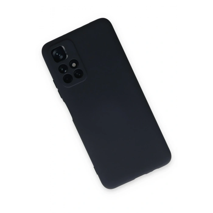 Mey İthalat®   Redmi Note 11T Kılıf Nano içi Kadife Silikon - Lacivert