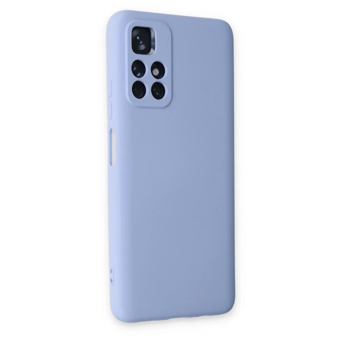 Mey İthalat®   Redmi Note 11T Kılıf Nano içi Kadife Silikon - Lila
