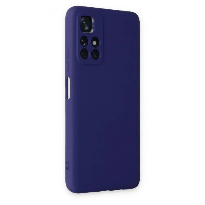 Mey İthalat®   Redmi Note 11T Kılıf Nano içi Kadife Silikon - Mor