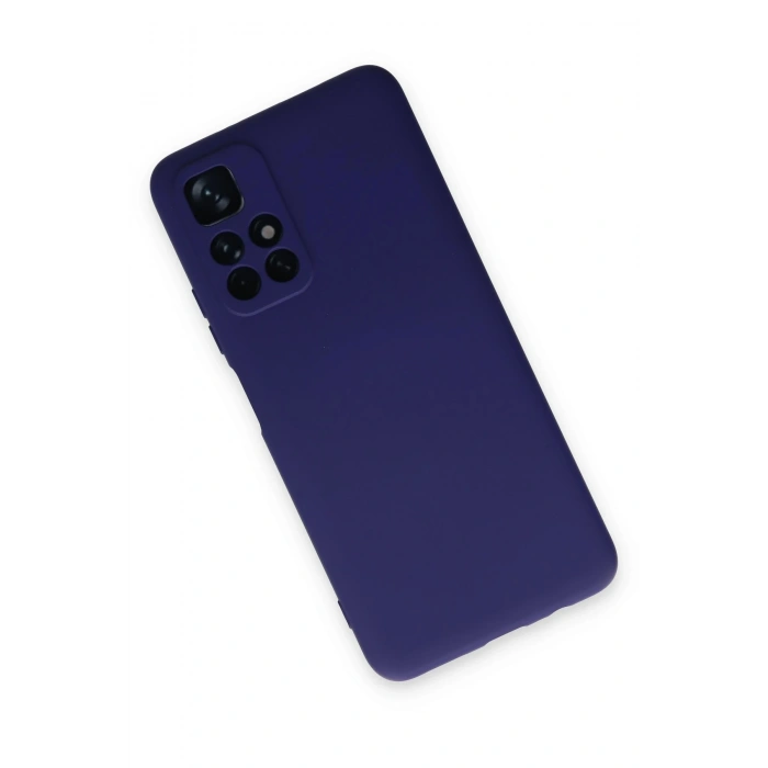 Mey İthalat®   Redmi Note 11T Kılıf Nano içi Kadife Silikon - Mor
