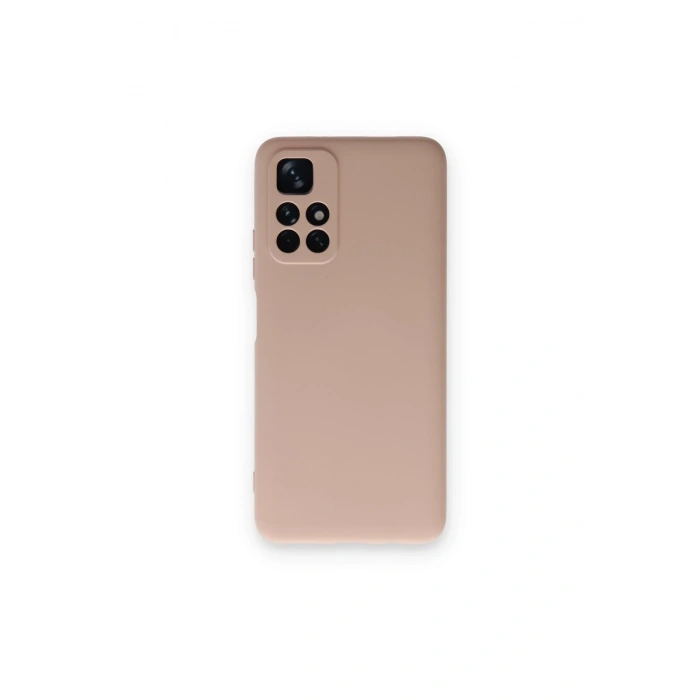 Mey İthalat®   Redmi Note 11T Kılıf Nano içi Kadife Silikon - Pudra
