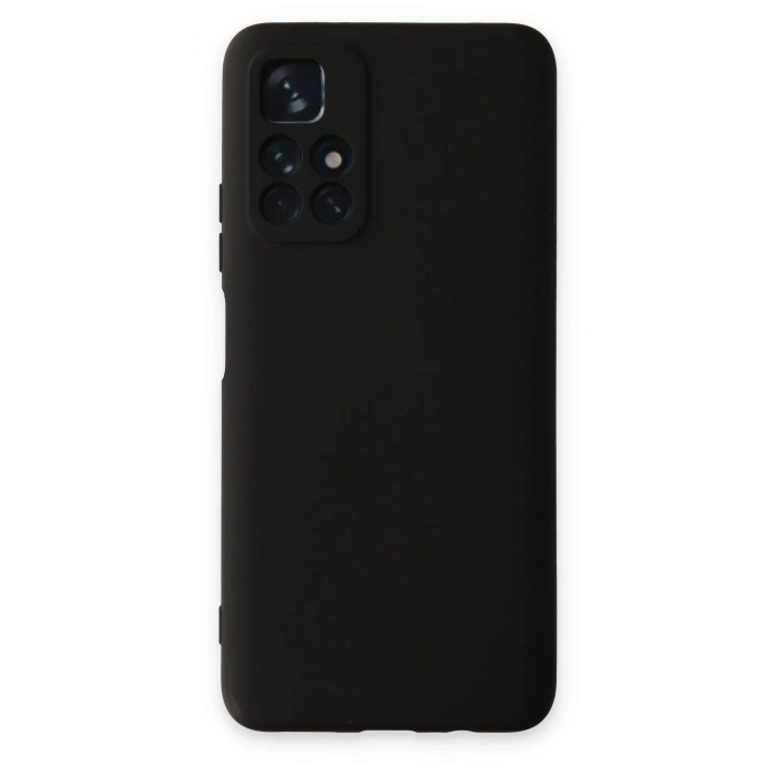 Mey İthalat®   Redmi Note 11T Kılıf Nano içi Kadife Silikon - Siyah