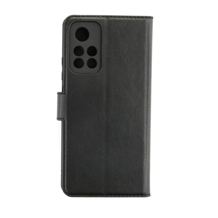 Mey İthalat®   Redmi Note 11T Kılıf Trend S Plus Kapaklı Kılıf - Siyah