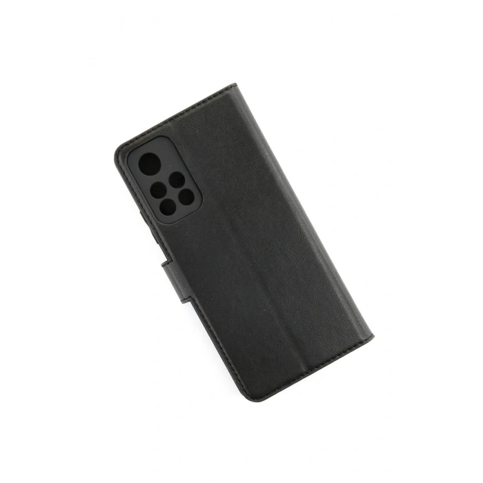 Mey İthalat®   Redmi Note 11T Kılıf Trend S Plus Kapaklı Kılıf - Siyah
