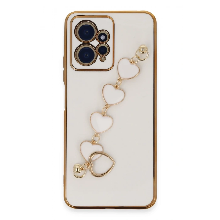 Mey İthalat®   Redmi Note 12 4G Kılıf Esila Silikon - Beyaz