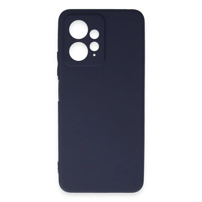 Mey İthalat®   Redmi Note 12 4G Kılıf First Silikon - Lacivert