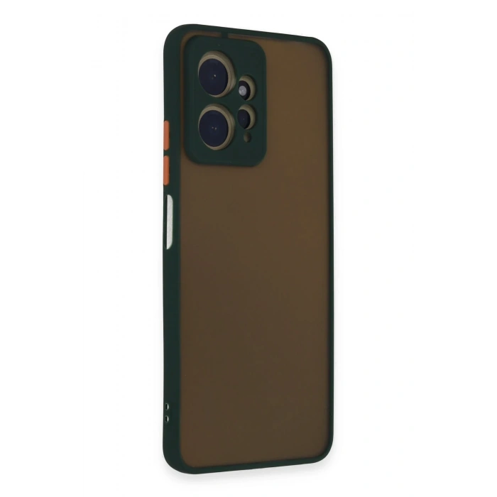 Mey İthalat®   Redmi Note 12 4G Kılıf Montreal Silikon Kapak - Yeşil