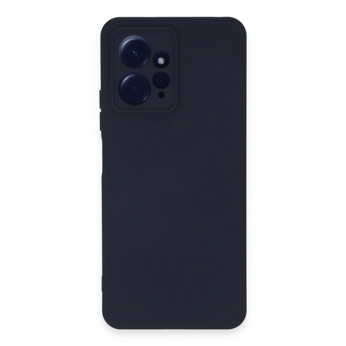 Mey İthalat®   Redmi Note 12 4G Kılıf Nano içi Kadife Silikon - Lacivert