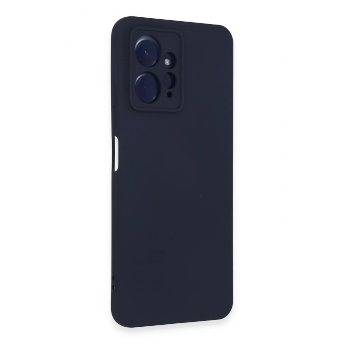 Mey İthalat®   Redmi Note 12 4G Kılıf Nano içi Kadife Silikon - Lacivert