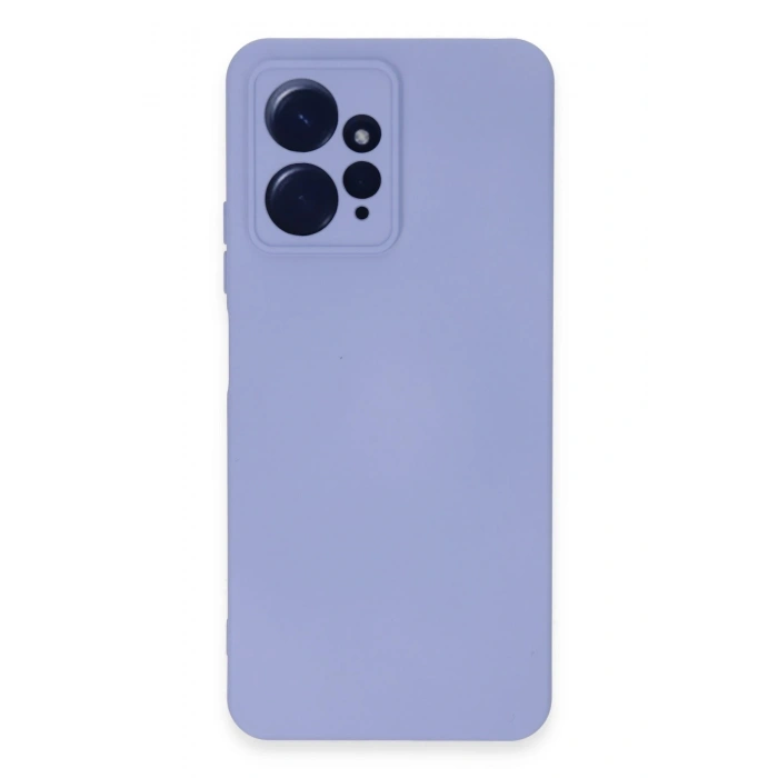 Mey İthalat®   Redmi Note 12 4G Kılıf Nano içi Kadife Silikon - Lila