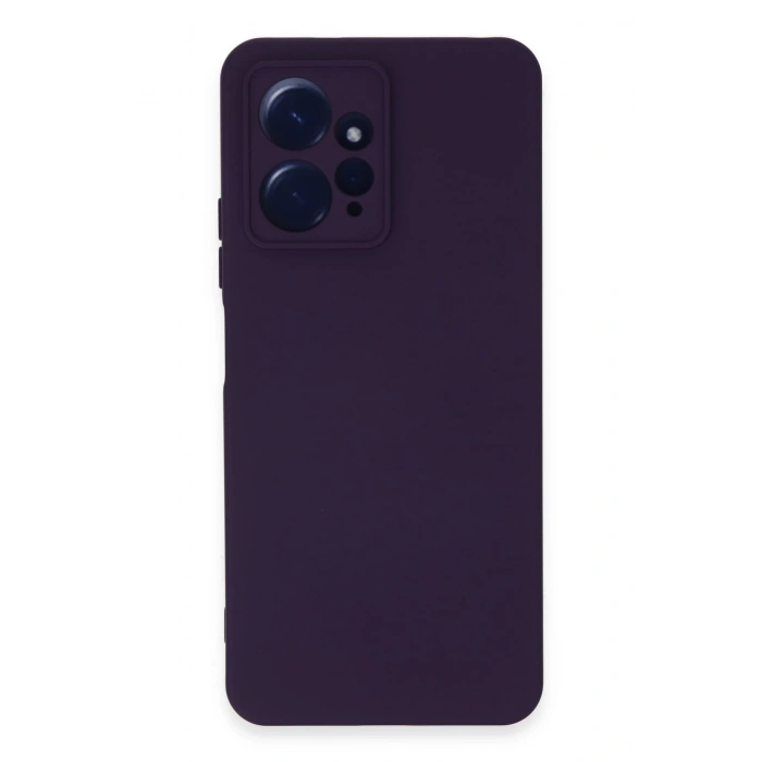 Mey İthalat®   Redmi Note 12 4G Kılıf Nano içi Kadife Silikon - Mor