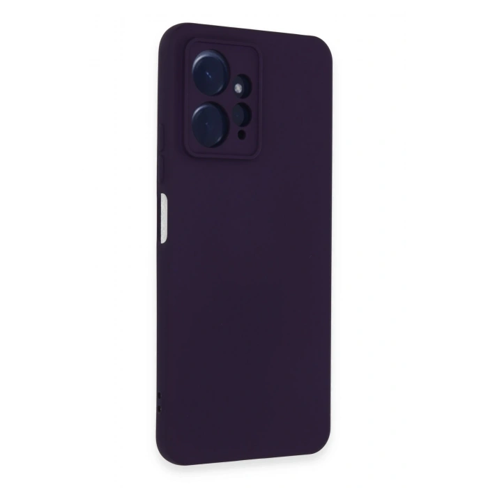 Mey İthalat®   Redmi Note 12 4G Kılıf Nano içi Kadife Silikon - Mor