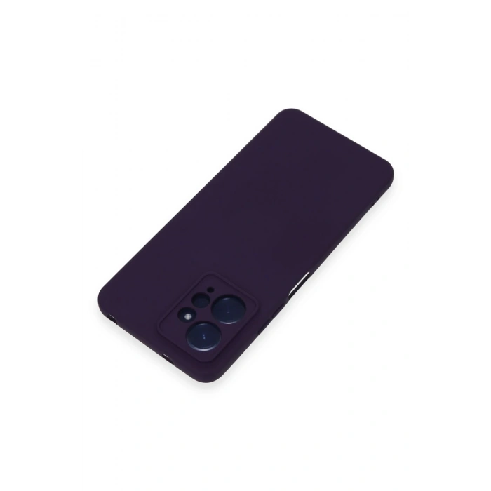 Mey İthalat®   Redmi Note 12 4G Kılıf Nano içi Kadife Silikon - Mor