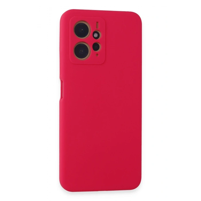 Mey İthalat®   Redmi Note 12 4G Kılıf Nano içi Kadife Silikon - Pembe