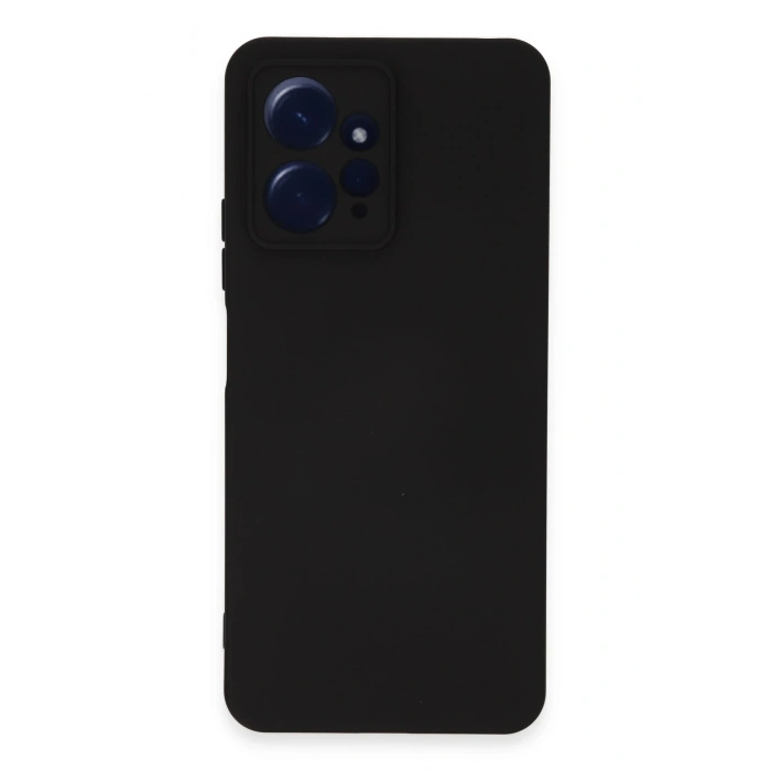 Mey İthalat®   Redmi Note 12 4G Kılıf Nano içi Kadife Silikon - Siyah