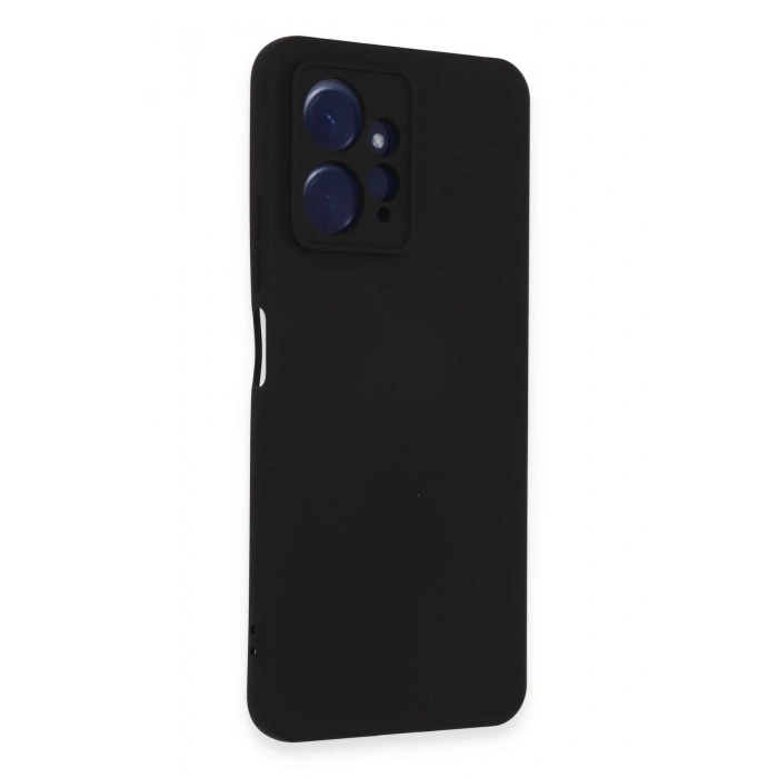 Mey İthalat®   Redmi Note 12 4G Kılıf Nano içi Kadife Silikon - Siyah