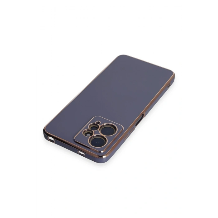 Mey İthalat®   Redmi Note 12 4G Kılıf Volet Silikon - Mavi