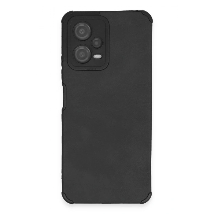 Mey İthalat®   Redmi Note 12 5G Kılıf Loop Deri Silikon - Siyah