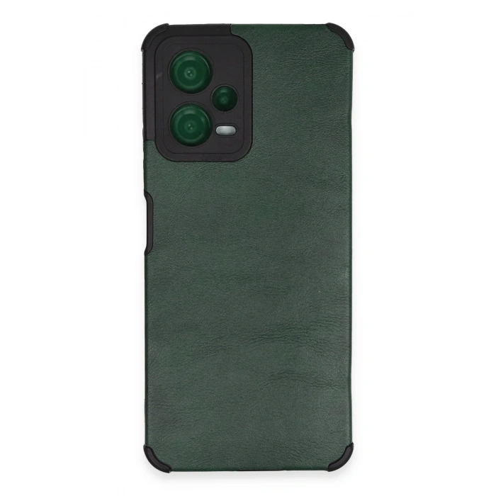 Mey İthalat®   Redmi Note 12 5G Kılıf Loop Deri Silikon - Yeşil