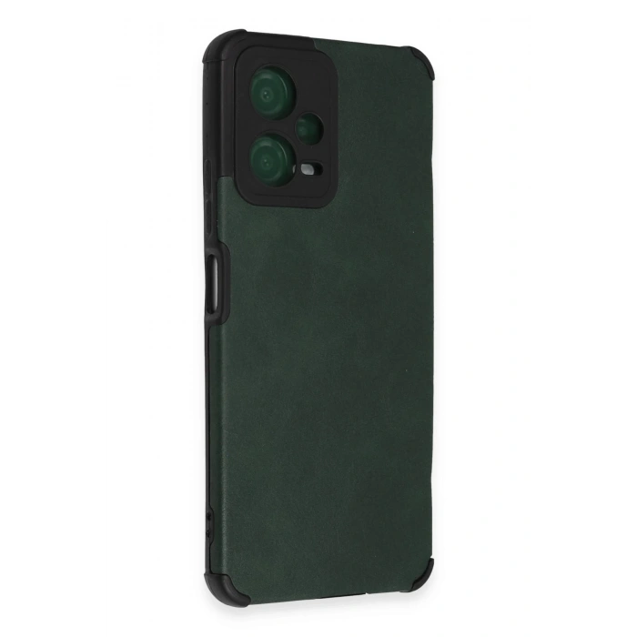 Mey İthalat®   Redmi Note 12 5G Kılıf Loop Deri Silikon - Yeşil