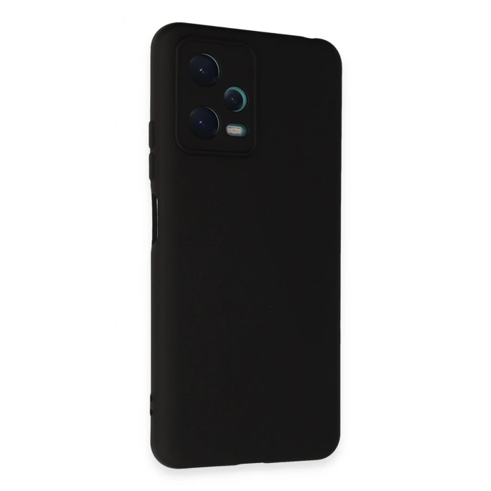 Mey İthalat®   Redmi Note 12 5G Kılıf Nano içi Kadife Silikon - Siyah