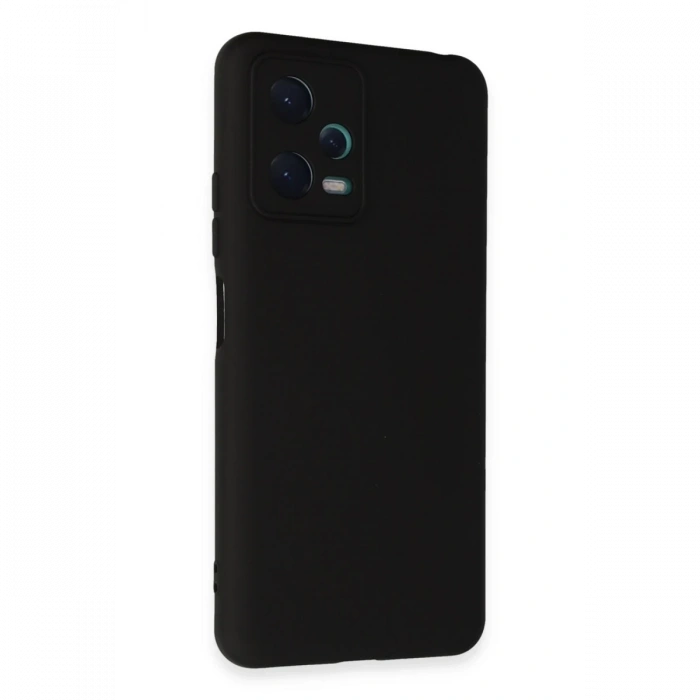 Mey İthalat®   Redmi Note 12 5G Kılıf Nano içi Kadife Silikon - Siyah