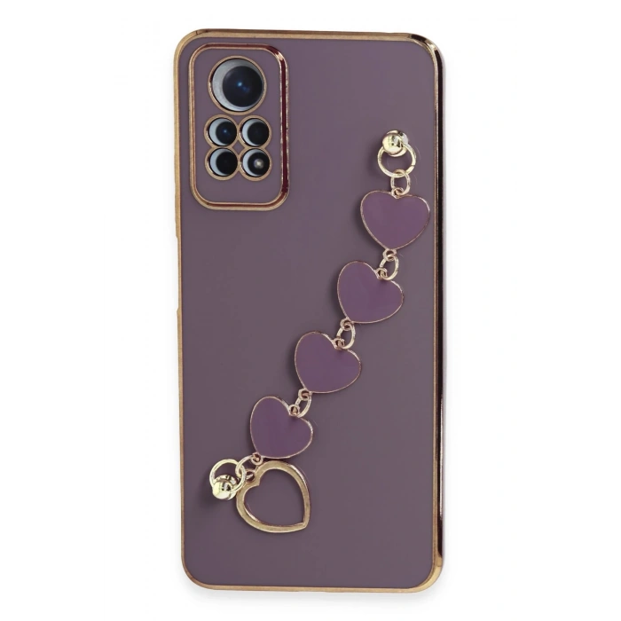 Mey İthalat®   Redmi Note 12 Pro 4G Kılıf Esila Silikon - Mor
