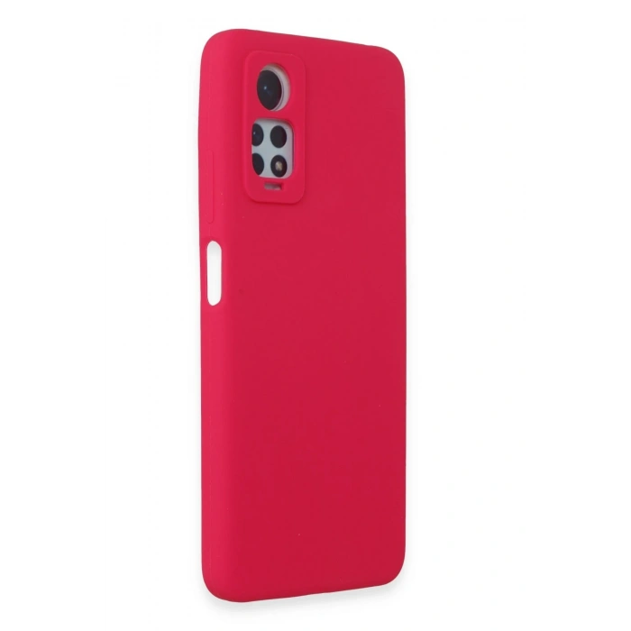 Mey İthalat®   Redmi Note 12 Pro 4G Kılıf Nano içi Kadife Silikon - Pembe