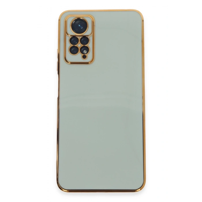 Mey İthalat®   Redmi Note 12 Pro 4G Kılıf Volet Silikon - Açık Yeşil