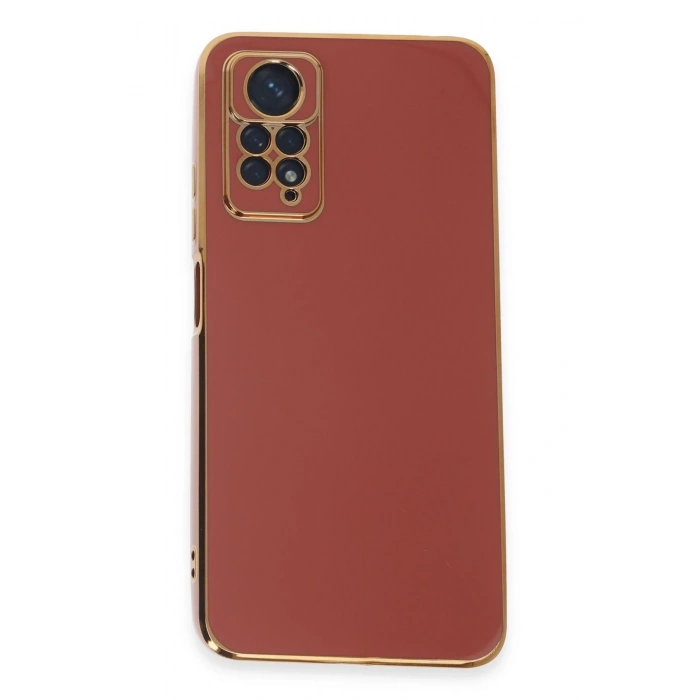 Mey İthalat®   Redmi Note 12 Pro 4G Kılıf Volet Silikon - Kırmızı