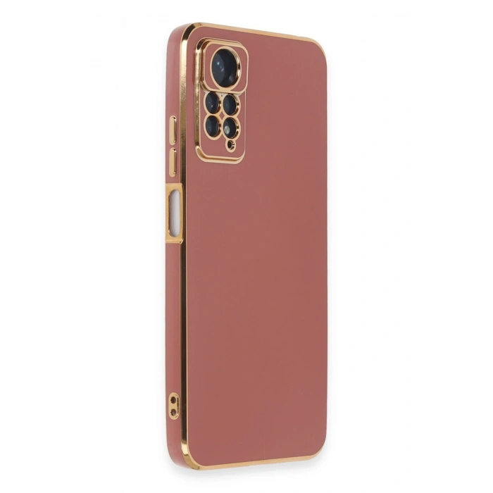 Mey İthalat®   Redmi Note 12 Pro 4G Kılıf Volet Silikon - Kırmızı