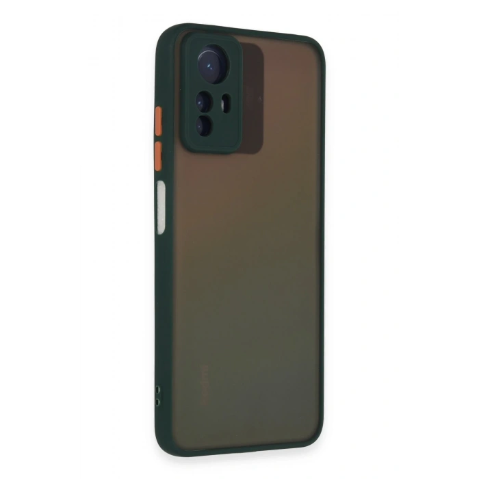Mey İthalat®   Redmi Note 12S Kılıf Montreal Silikon Kapak - Yeşil
