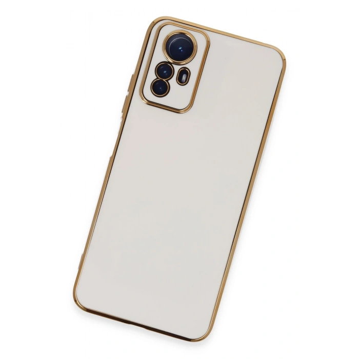 Mey İthalat®   Redmi Note 12S Kılıf Volet Silikon - Beyaz