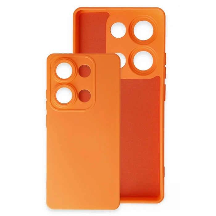 Mey İthalat®   Redmi Note 13 4G Kılıf Nano içi Kadife Silikon - Mor
