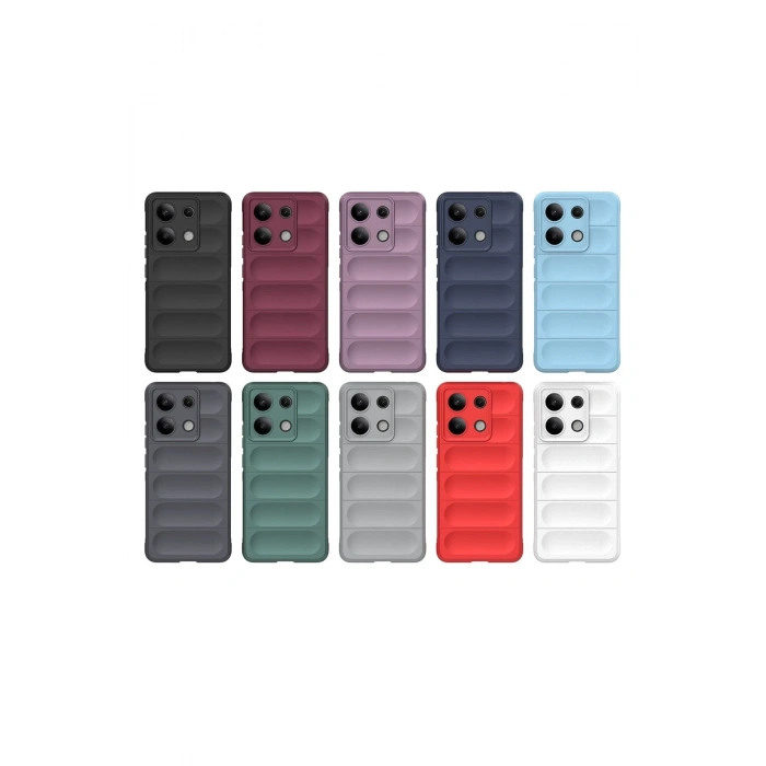 Mey İthalat®   Redmi Note 13 4G Kılıf Optimum Silikon - Krem